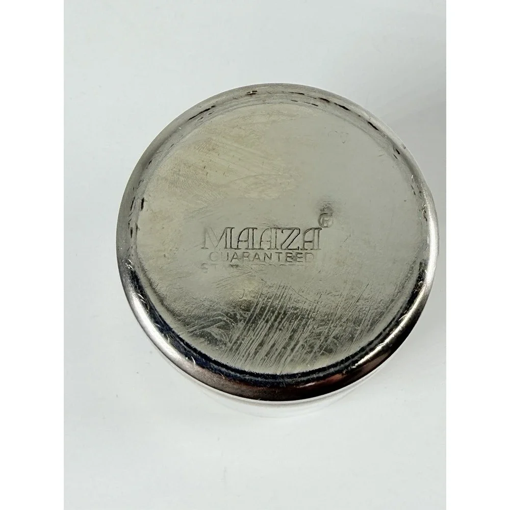 Maaza Guaranteed Stainless Steel Cup Vintage Set Of (2)